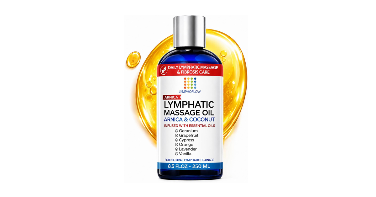 Lymphatic Drainage Massage Oil for Massage Therapy